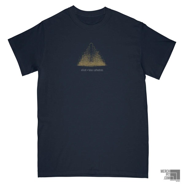 ELLIOTT ´False Cathedrals´ - Navy Blue T-Shirt Front